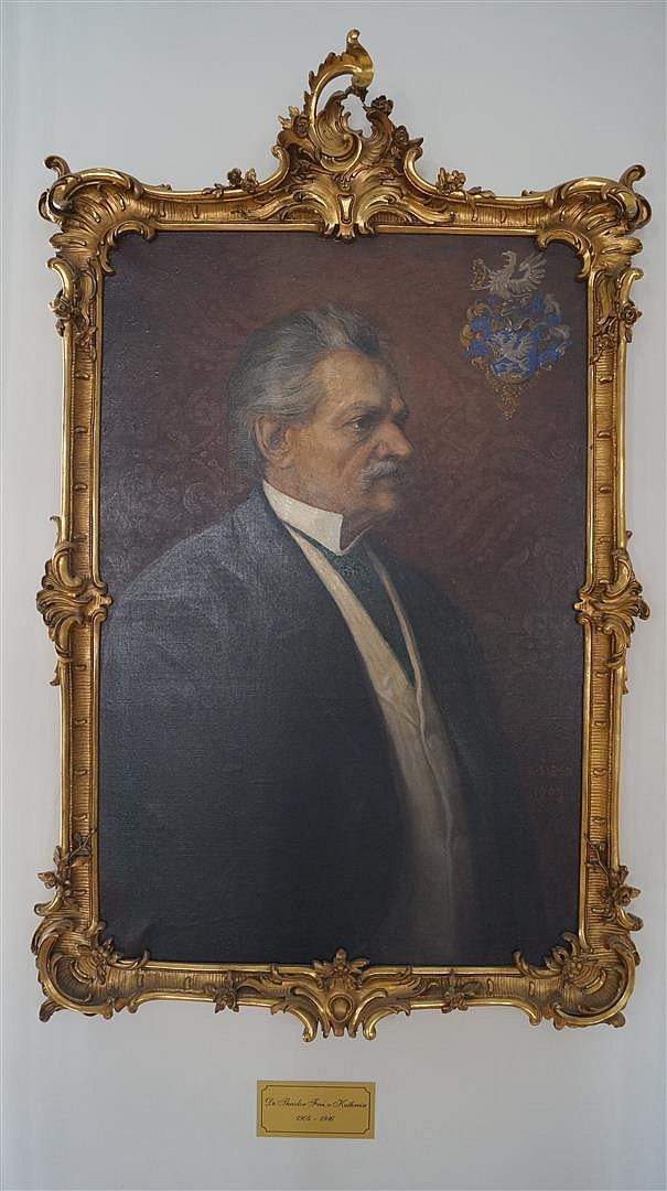Bild von Theodor Kathrein im Rokokosaal des Alten Landhauses