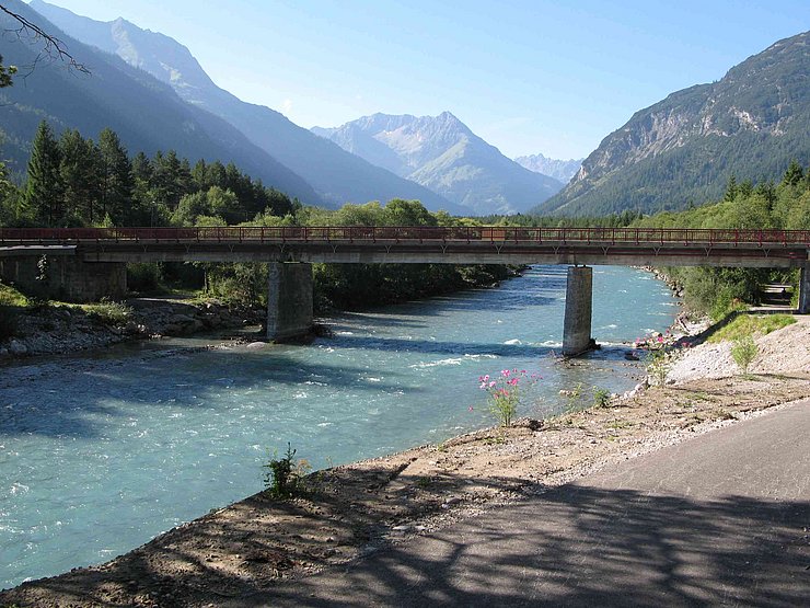 © Land Tirol/Manfred Huber Vorderhornbacher Lechbrücke Sanierung und Bestand