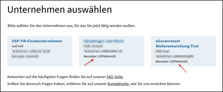 USP Technische Anleitung