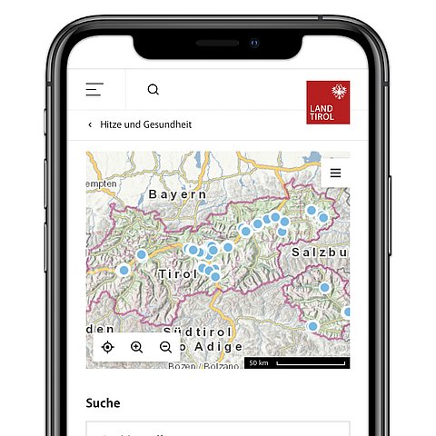 Mock Up Trinkwassermapping