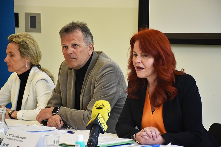 © Land Tirol/Jansenberger Hagele beim Sprechen.