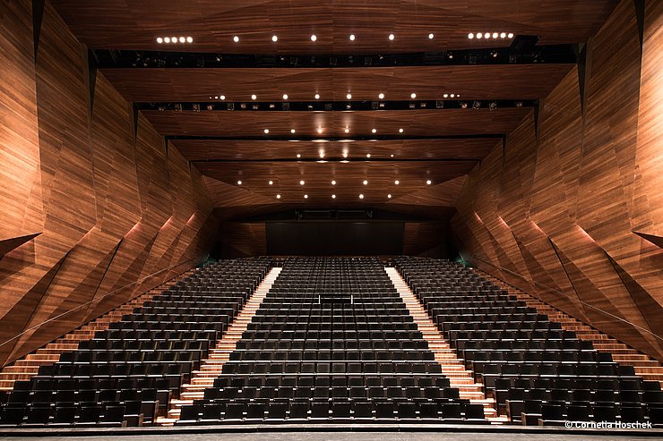 © Cornelia Hoschek Ein Konzertsaal.