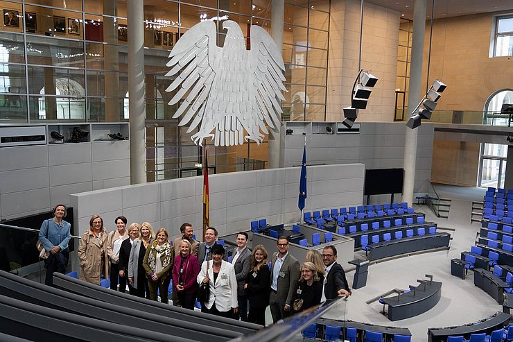 Am Vortag besuchte die Tiroler Delegation den Bundestag und informierte sich über die Abläufe im größten deutschsprachigen Parlament.