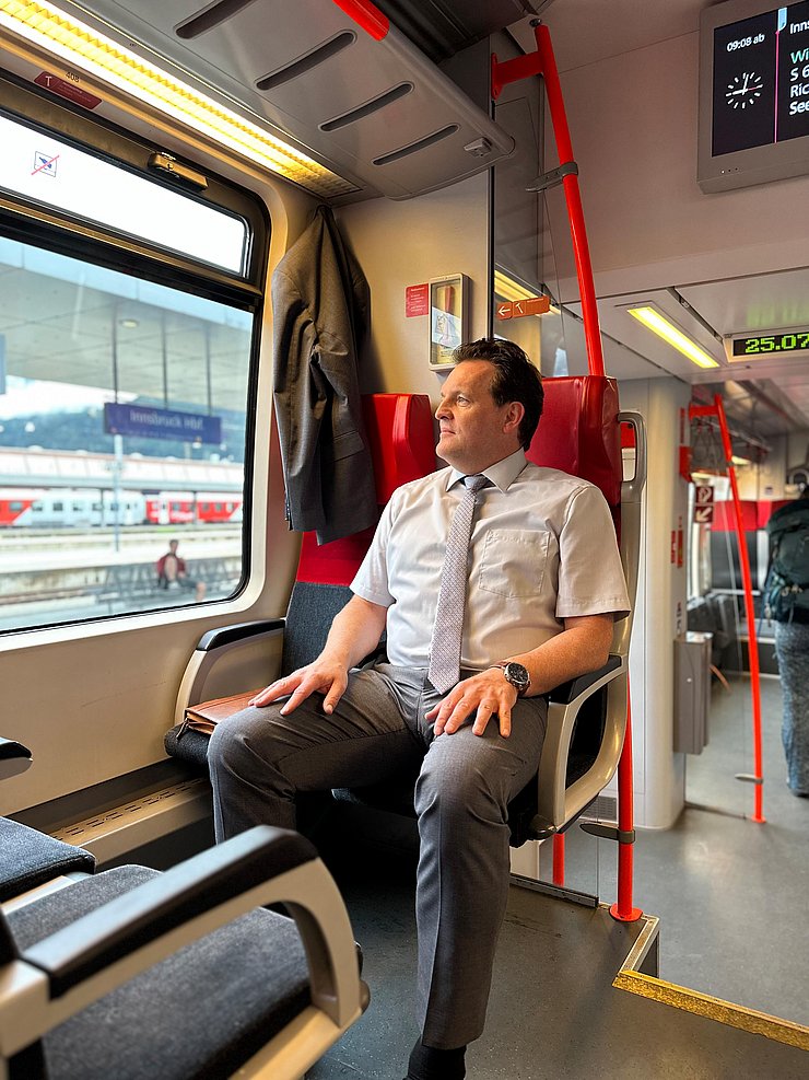 © Land Tirol/Knabl LR Zumtobel im Zug