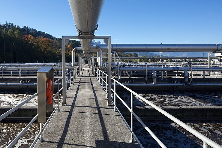 Kläranlage Innsbruck der Innsbrucker Kommunalbetriebe AG