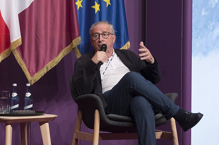 Juncker sprechend