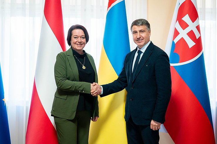 LTPin Sonja Ledl-Rossmann vereinbarte mit Gouverneur Myroslav Biletskyi eine Vertiefung der Beziehungen zwischen Tirol und Transkarpatien. 