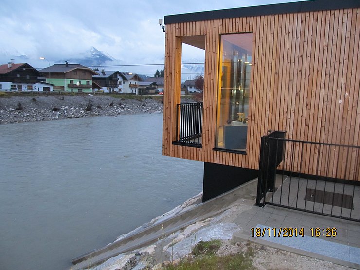 © Land Tirol/SG Hydrographie und Hydrologie Pegel Kössen-Hütte Großache