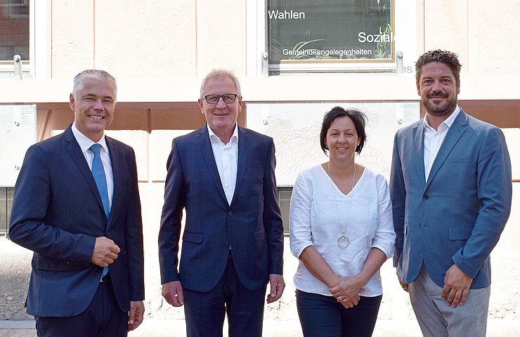 Gruppenfoto Kirchmair, Gahr, Pfurtscheller und Freimüller