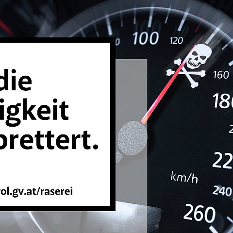 Symbolbild gegen Raserei