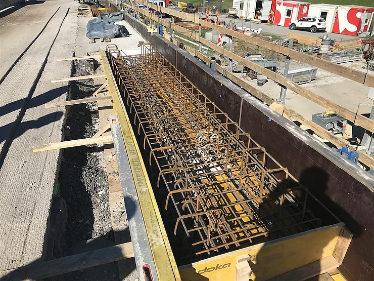 08 Randbalkenverbreiterung Unterführung für Lärmschutzwand