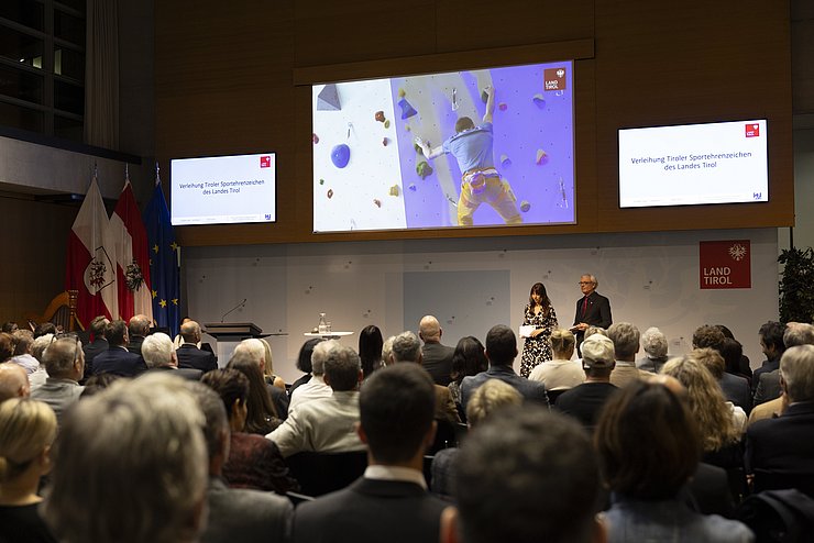 Impressionen Festakt Verleihung Tiroler Sportehrenzeichen 03. November 2025