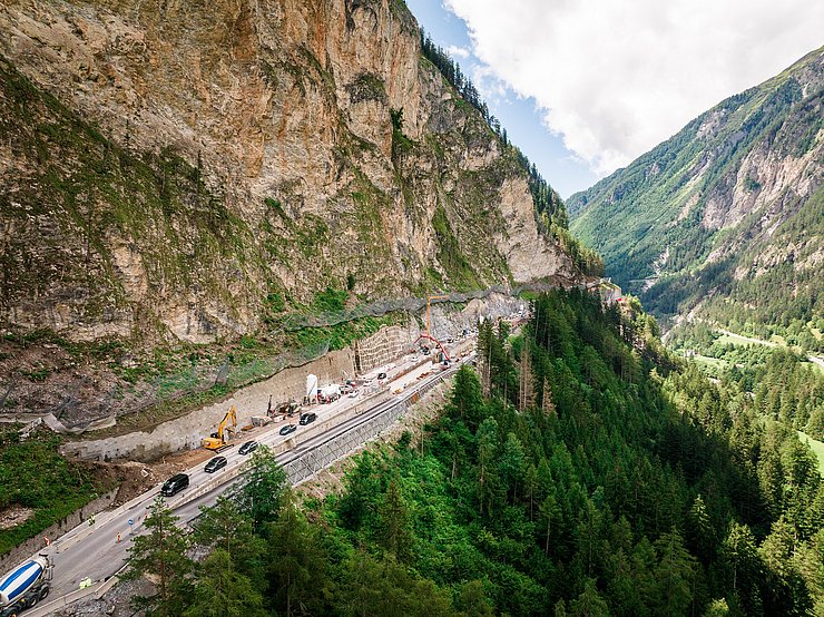 Drohnenfoto Baustelle