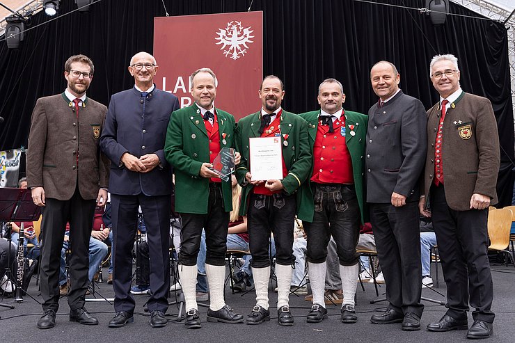 Ausgezeichnet: Die Musikkapelle See.