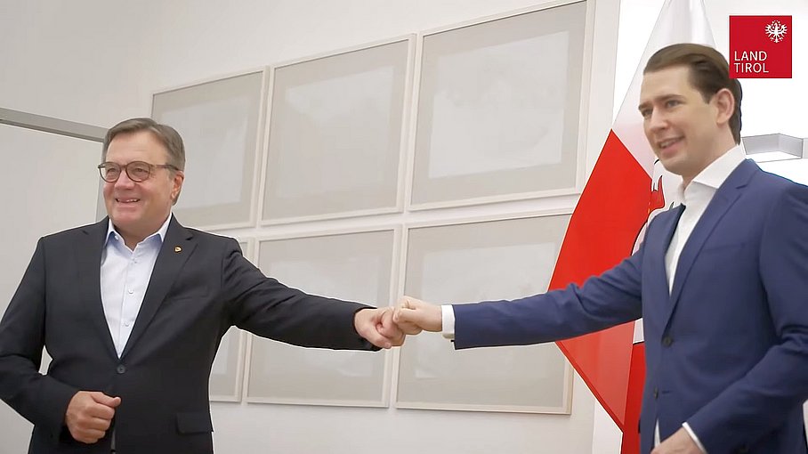 Bundeskanzler Kurz zu Besuch in Tirol