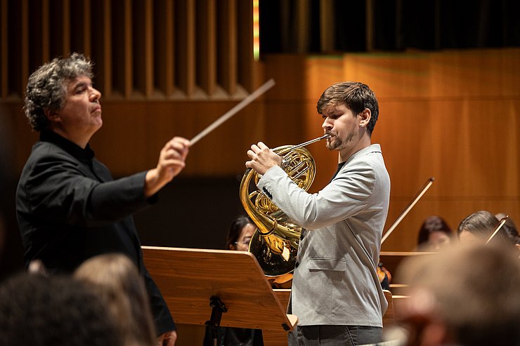 Heuer ist der Werner-Pirchner-Preis erstmals in den Kategorien Tuba und Fagott ausgeschrieben (im Bild: Achille Fait, der im vergangenen Jahr in der Kategorie Horn den Hauptpreis erspielte).