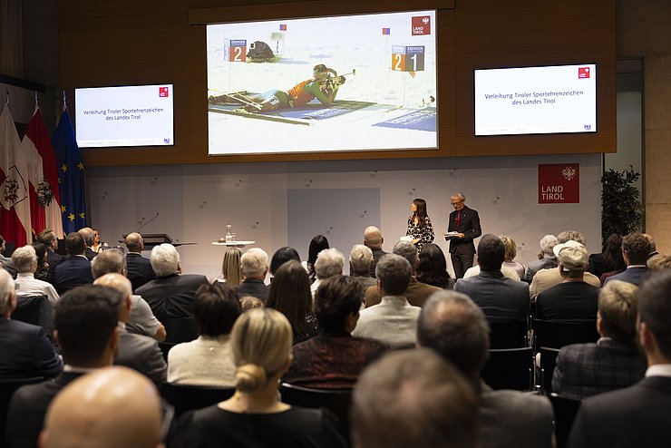 Impressionen Festakt Verleihung Tiroler Sportehrenzeichen 03. November 2025