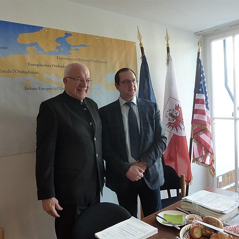 LTP Herwig van Staa und EOI-Generalsekretär Josef Siegele