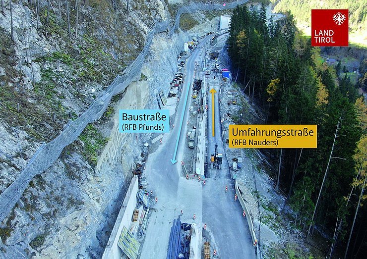 © Land Tirol Übersicht Verkehrsführung