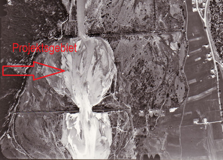 Luftbild aus dem Jahr 1962