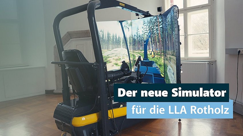 Harvester-Simulator für Forstausbildung an der LLA Rotholz