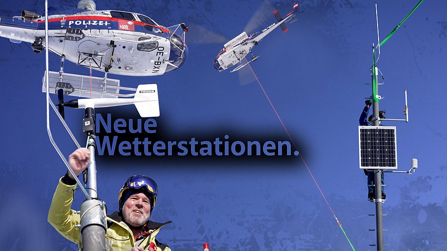 © Land Tirol / Raggl Neue Wetterstationen montiert.