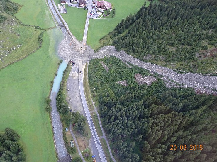 © Land Tirol/Fb. Geologie Murereignis Plangeross 2018, Gemeinde St. Leonhard