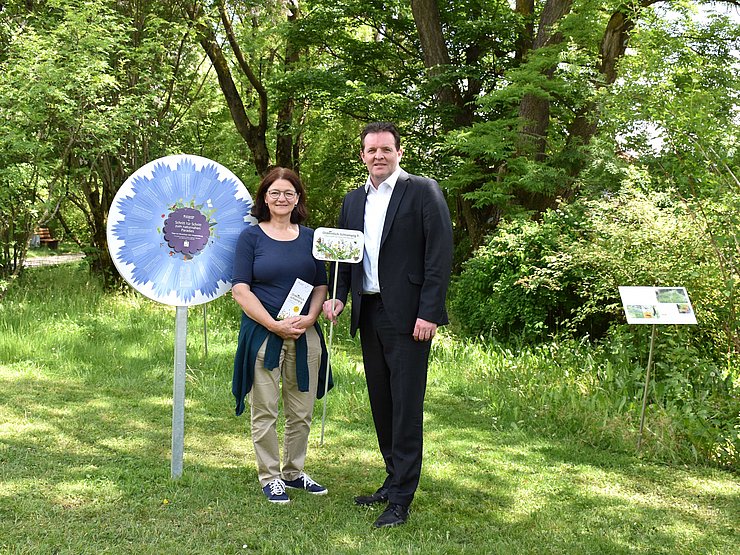 Sladky-Meraner und Zumtobel im Botanischen Garten