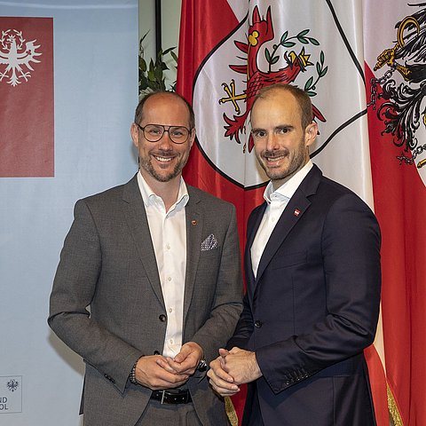 Gemeinsames Foto von Landesrat Gerber und Staatssekretär Tursky