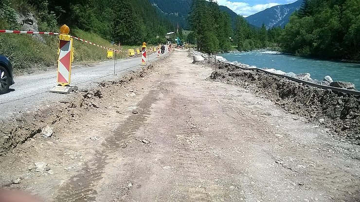 © Land Tirol/Huber Othmar Abtrag ungebundene Tragschichten