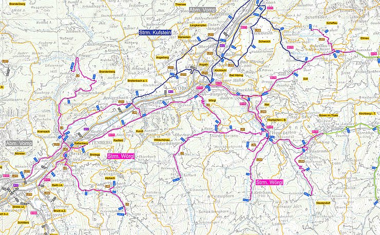 © Land Tirol / TIRIS Bereich Straßenmeisterei Wörgl