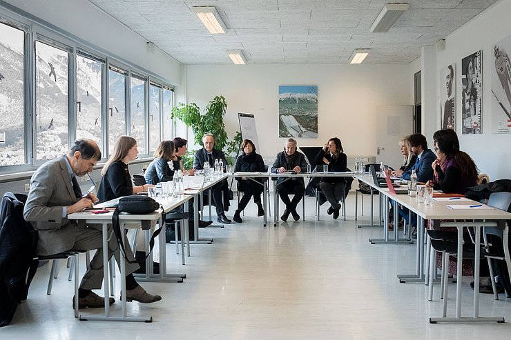 Präsidiales Treffen am Bergisel in Innsbruck am 16.01.2023