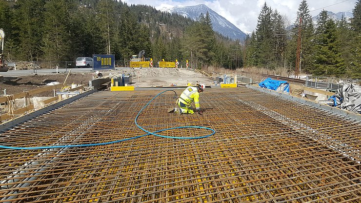© Land Tirol/Hanny Bewehrung Tragwerk