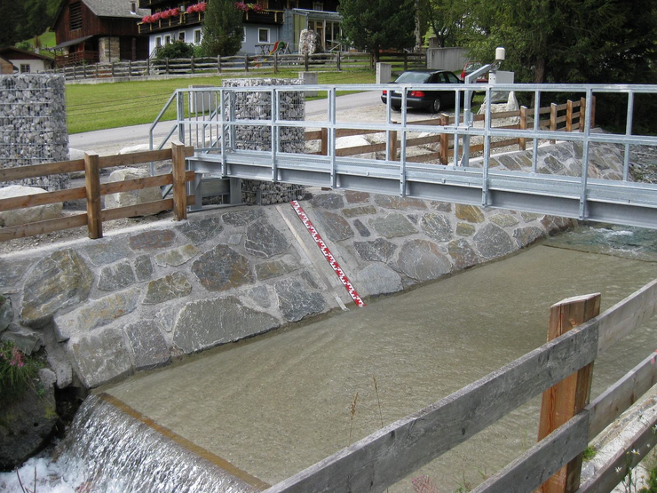 © Land Tirol/SG Hydrographie und Hydrologie Pegel Spöttling-Taurer Teischnitzbach