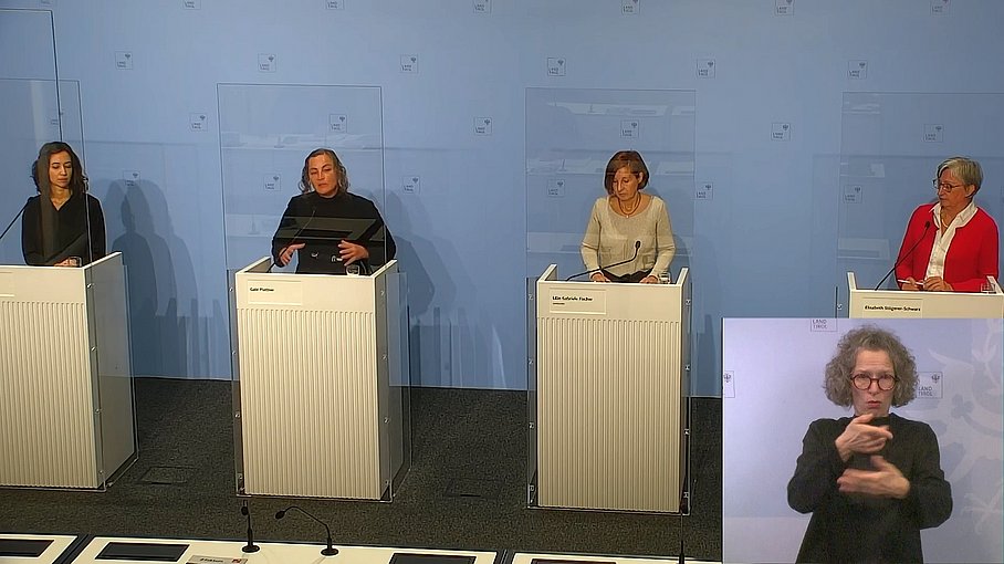 © Land Tirol / Skamen Start der „16 Tage gegen Gewalt an Frauen“