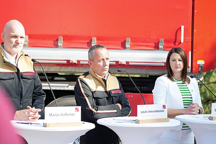 © Land Tirol/Hörmann Unterladstätter bei PK Sprechend