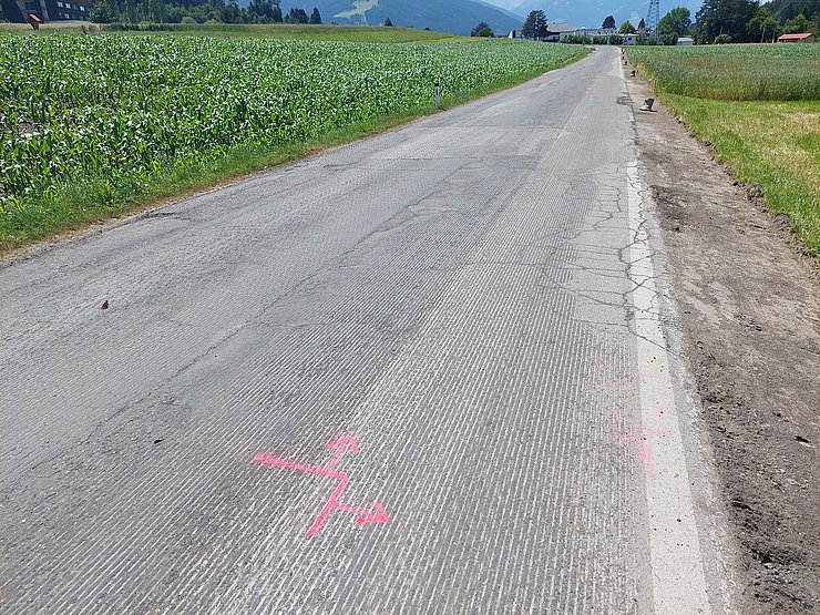 © Land Tirol Eine Straße ist zu sehen.