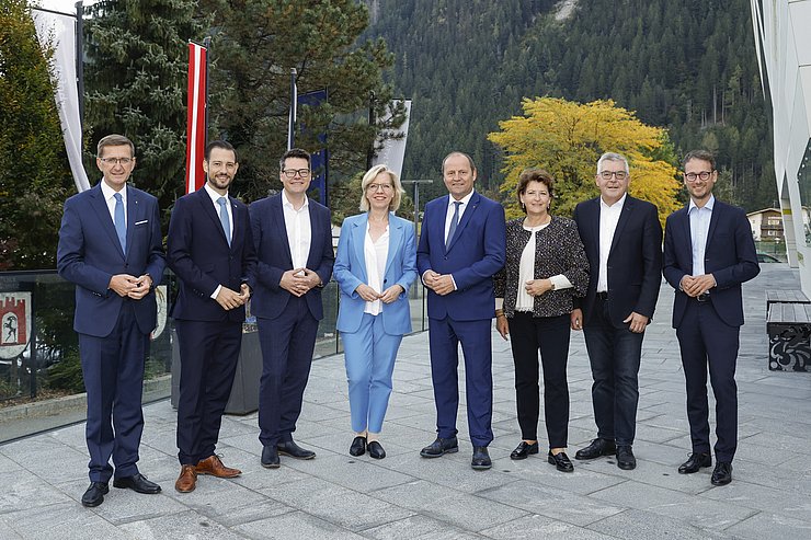 Gruppenfoto der Anwesenden im Zillertal