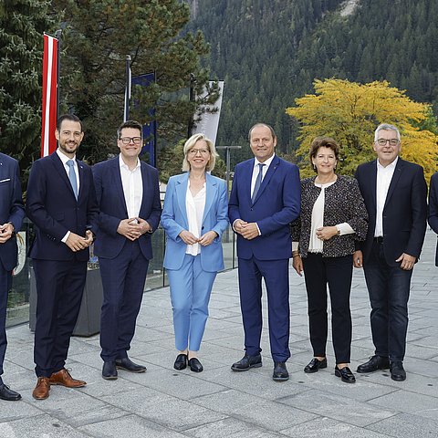 Gruppenfoto der Anwesenden im Zillertal