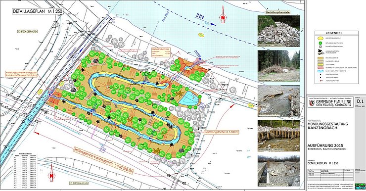 © Land Tirol/Abt. Geoinformation Detaillageplan Kanzingbach