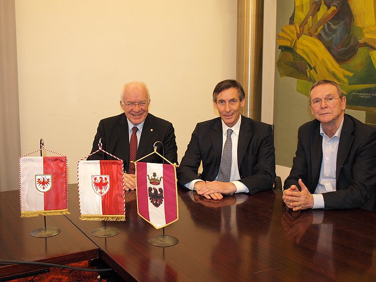 v.l. LTP van Staa, LTP Widmann, LTP Dorigatti