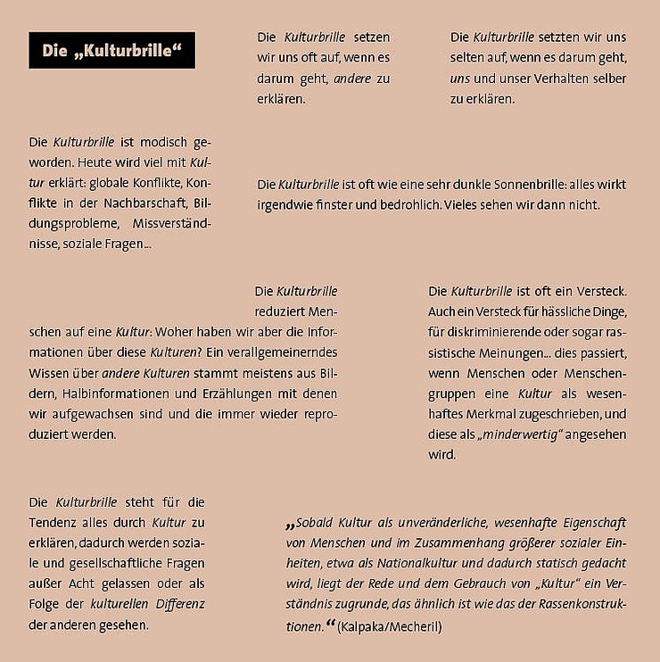 Tafeln zur Ausstellung