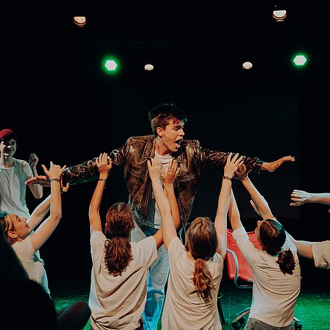 Ausschnitt aus dem Stück „Wie man unsterblich wird“.