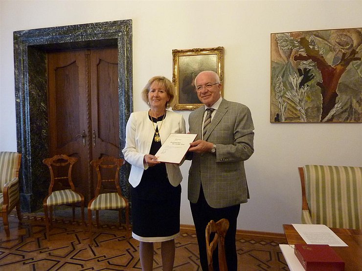 Astrid Haas und LTP Herwig van Staa