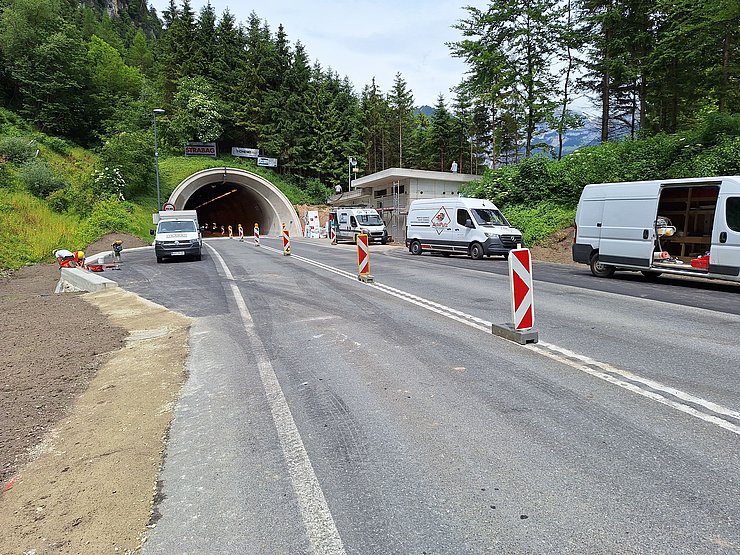 Foto der Bauarbeiten