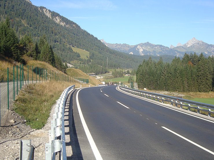 ÖBB Brücke - Blickrichtung Reutte