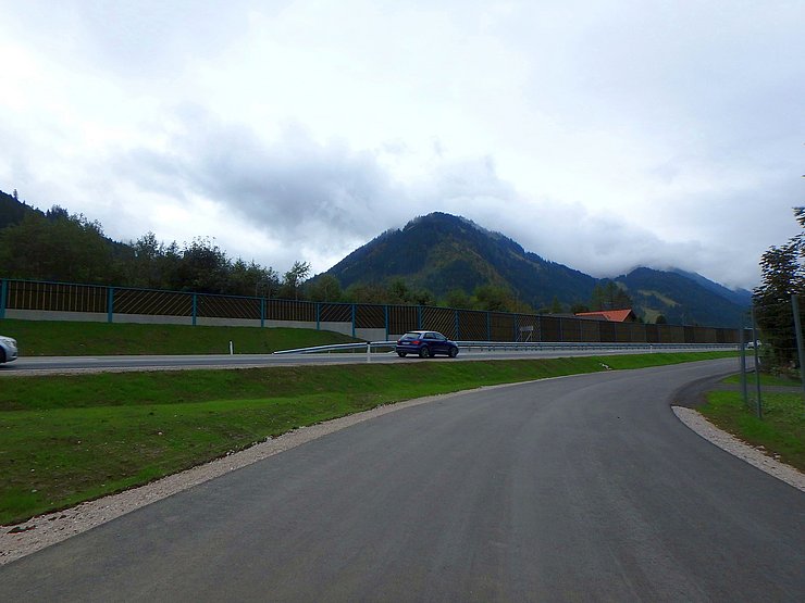 Lärmschutzwand Ortsteil Stuck 