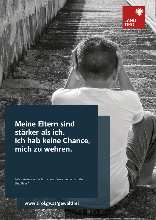 © Land Tirol Plakat Gewaltprävention