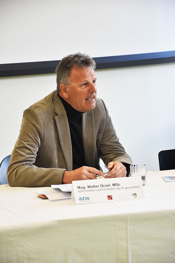 © Land Tirol/Jansenberger Draxl beim Sprechen