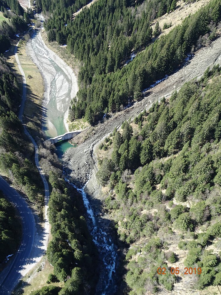 © Land Tirol/Fachbereich Landesgeologie Felsabbruch Neustift i. St./Ranalt